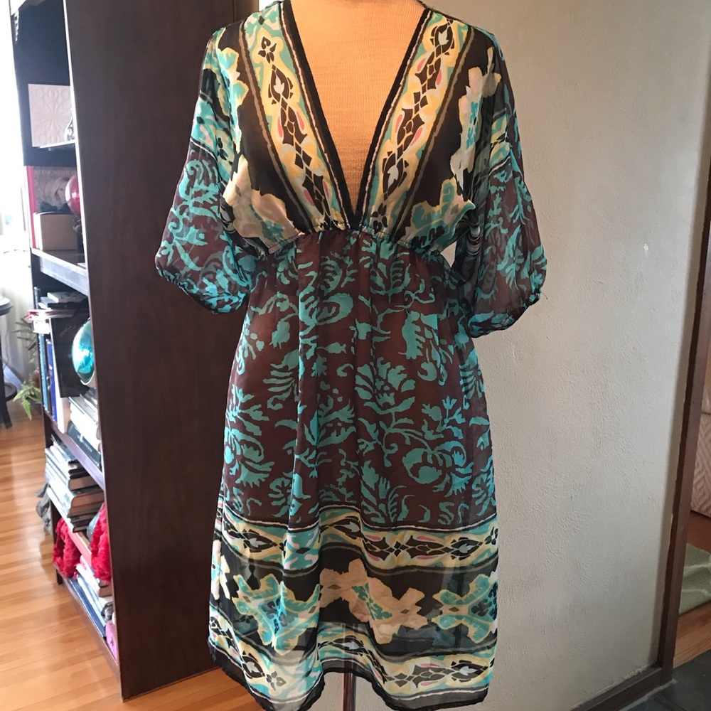 Myan beach or pool coverup size small